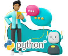 Умный чат-бот на Python - Школа программирования для детей, компьютерные курсы для школьников, начинающих и подростков - KIBERone г. Раменское 