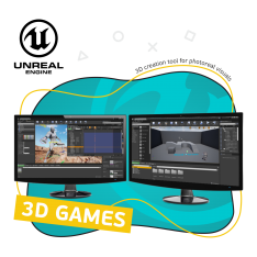Unreal Engine 4. Игровой движок - КИБЕРшкола программирования для детей, компьютерные курсы для школьников, начинающих и подростков - KIBERone г. Раменское 