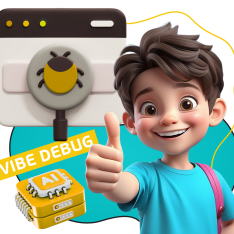 Тестирование & Vibe Debug. Охотники за багами - КИБЕРшкола программирования для детей, компьютерные курсы для школьников, начинающих и подростков - KIBERone г. Раменское 