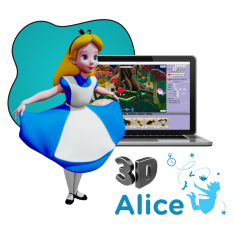 Alice 3d - КИБЕРшкола программирования для детей, компьютерные курсы для школьников, начинающих и подростков - KIBERone г. Раменское 