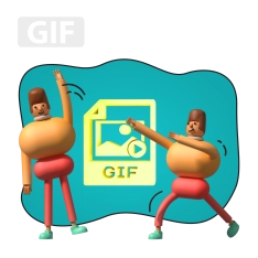 Gif-анимация - КИБЕРшкола программирования для детей, компьютерные курсы для школьников, начинающих и подростков - KIBERone г. Раменское 