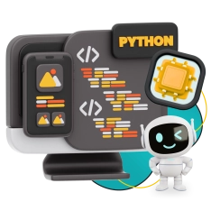 Мой первый сайт с мозгами: Python + AI - КИБЕРшкола программирования для детей, компьютерные курсы для школьников, начинающих и подростков - KIBERone г. Раменское 