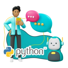 Умный чат-бот на Python на Telegram - КИБЕРшкола программирования для детей, компьютерные курсы для школьников, начинающих и подростков - KIBERone г. Раменское 