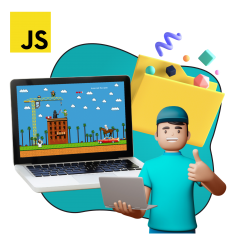 Программирование на JavaScript. Учимся создавать игры! - КИБЕРшкола программирования для детей, компьютерные курсы для школьников, начинающих и подростков - KIBERone г. Раменское 