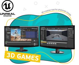 Unreal Engine 4. Игровой движок - Школа программирования для детей, компьютерные курсы для школьников, начинающих и подростков - KIBERone г. Раменское 