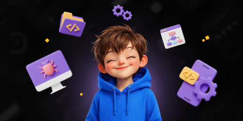 Идеальный сайт с нуля: код, дизайн и AI-помощник - КИБЕРшкола программирования для детей, компьютерные курсы для школьников, начинающих и подростков - KIBERone г. Раменское 